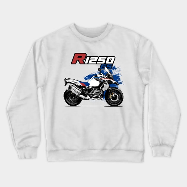 R 1250 GS Crewneck Sweatshirt by Tomislav Lozić